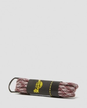 Accessories Dr Martens 55 Inch Round Marl (8-10 Eye) Laces Red | Australia_Dr26510