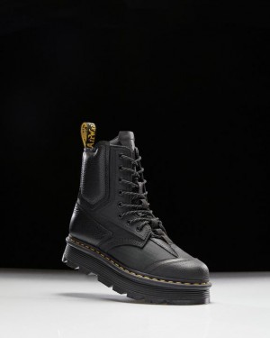 Men's Dr Martens 1460 Beta Zebzag Platform Boots Black | Australia_Dr65081