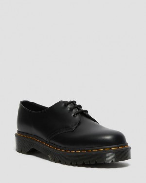 Men's Dr Martens 1461 Bex Smooth Leather Oxford Shoes Black | Australia_Dr64131