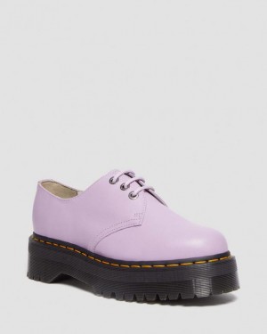 Men's Dr Martens 1461 II Pisa Leather Shoes Purple | Australia_Dr37042