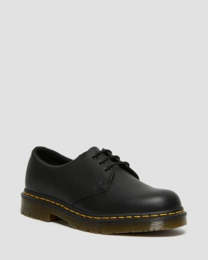 Men's Dr Martens 1461 Slip Resistant Leather Oxford Shoes Black | Australia_Dr34534