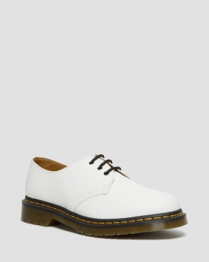 Men's Dr Martens 1461 Smooth Leather Oxford Shoes White | Australia_Dr28401