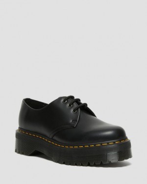 Men's Dr Martens 1461 Smooth Leather Shoes Black | Australia_Dr66893