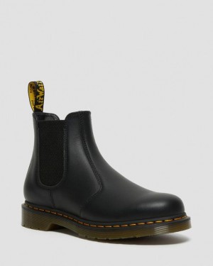 Men's Dr Martens 2976 Nappa Leather Chelsea Boots Black | Australia_Dr59303