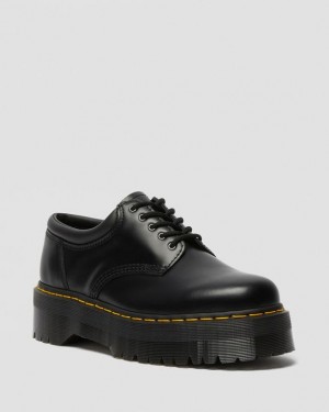 Men's Dr Martens 8053 Leather Casual Shoes Black | Australia_Dr88173