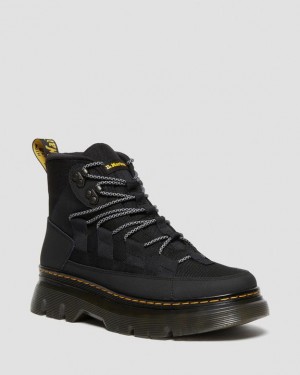 Men's Dr Martens Boury Leather Casual Boots Black | Australia_Dr77611