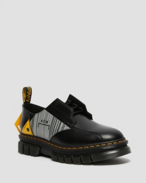 Men's Dr Martens Rikard A-Cold-Wall* Leather Shoes Black | Australia_Dr39749