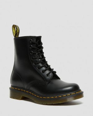 Women's Dr Martens 1460 Women's Smooth Leather Lace Up Boots Black | Australia_Dr67044