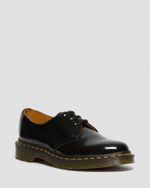 Women's Dr Martens 1461 Women's Patent Leather Oxford Shoes Black | Australia_Dr63864