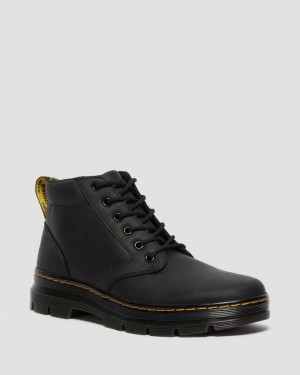 Women's Dr Martens Bonny Leather Casual Boots Black | Australia_Dr90480