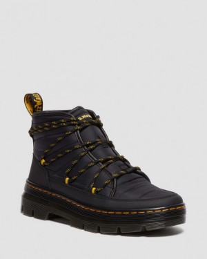 Women's Dr Martens Combs Women's Padded Casual Boots Black | Australia_Dr95417