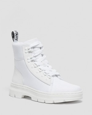 Women's Dr Martens Combs Women's Poly Casual Boots White | Australia_Dr34322