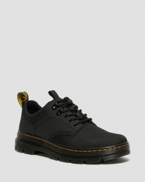 Women's Dr Martens Reeder Utility Shoes Black | Australia_Dr29457