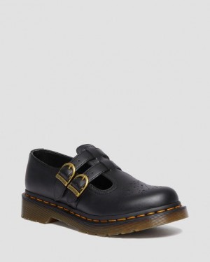 Women's Dr Martens Vegan 8065 Felix Mary Jane Shoes Black | Australia_Dr11215