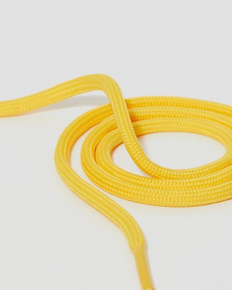 Accessories Dr Martens 26 Inch Round (3-Eye) Laces Yellow | Australia_Dr16054