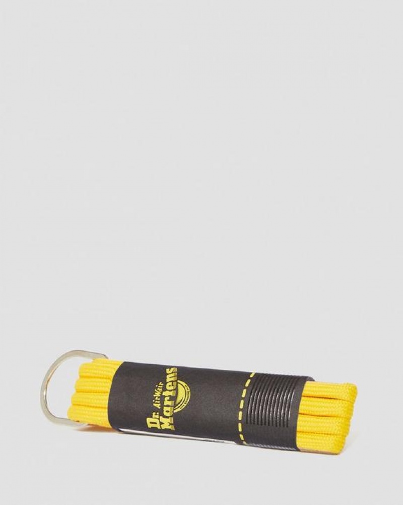 Accessories Dr Martens 26 Inch Round (3-Eye) Laces Yellow | Australia_Dr16054