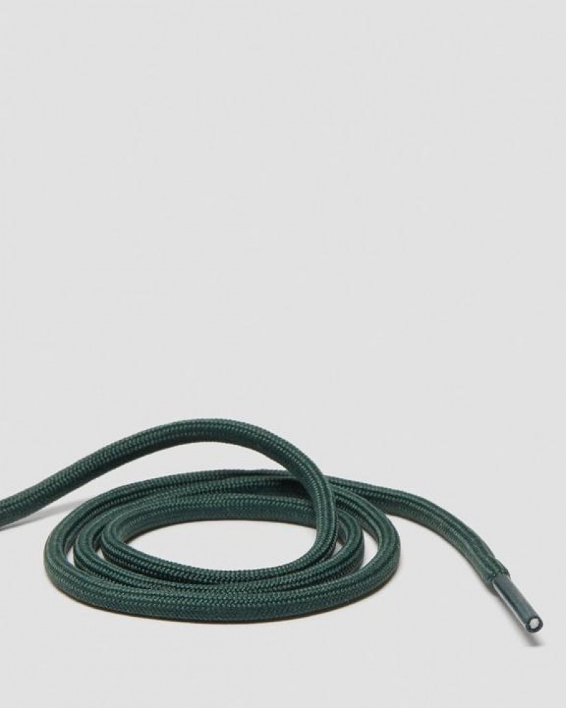 Accessories Dr Martens 26 Inch Round (3-Eye) Laces Dark Green | Australia_Dr36857