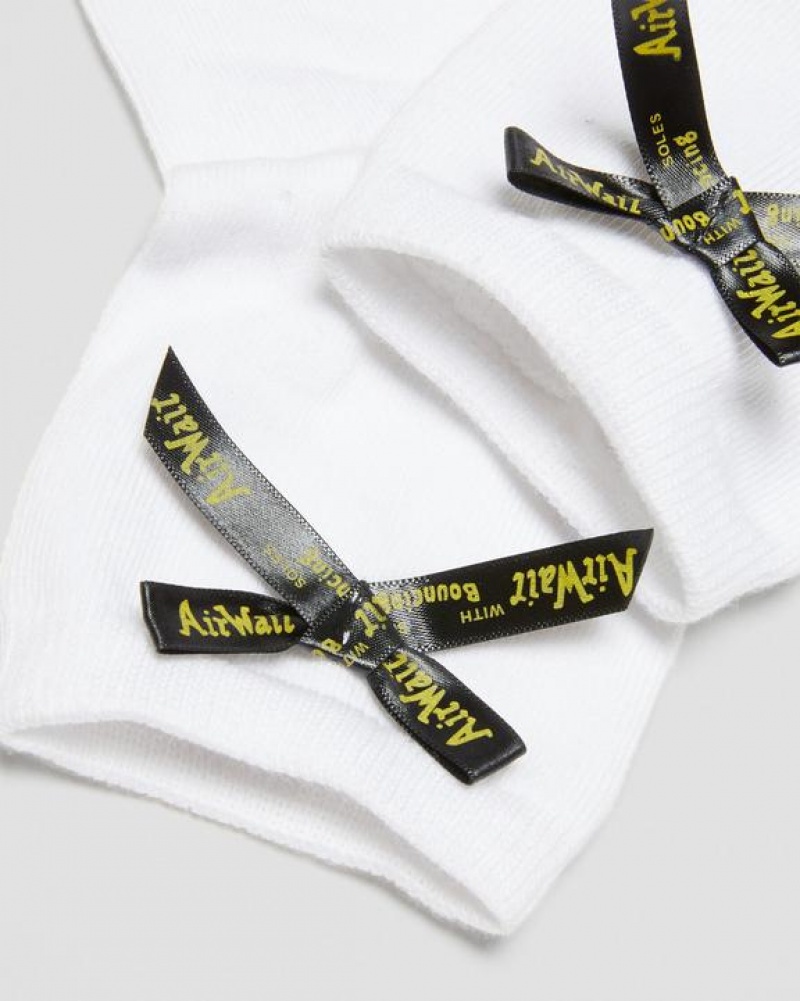 Accessories Dr Martens Ankle Bow Organic Cotton Blend Size,S/M,M/L~US WOMEN,5 - 10,11 - 16~US MEN,4 - 9,10 - 15~UK,3 - White | Australia_Dr62693