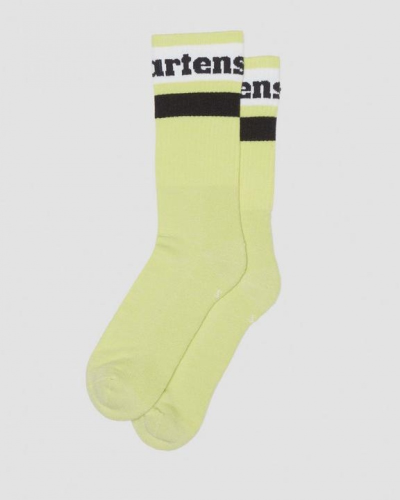 Accessories Dr Martens Athletic Logo Organic Cotton Blend Size,S/M,M/L~US WOMEN,5 - 10,11 - 16~US MEN,4 - 9,10 - 15~UK,3 - Light Green | Australia_Dr98282