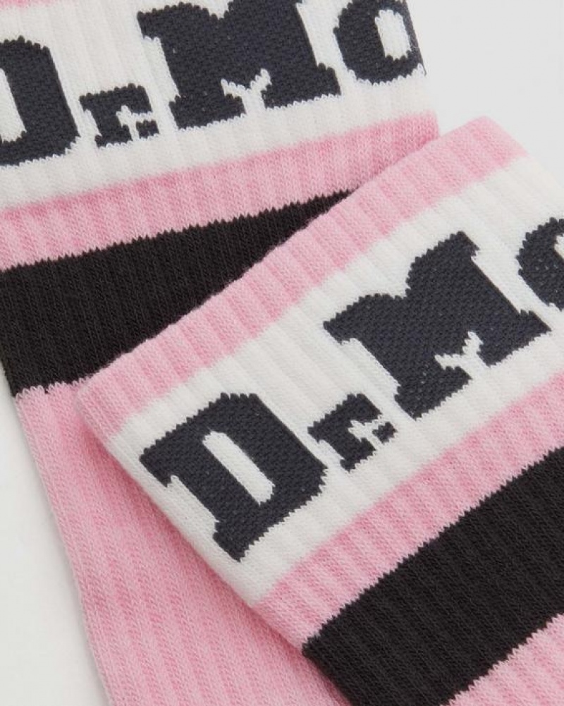 Accessories Dr Martens Athletic Logo Organic Cotton Blend Size,S/M,M/L~US WOMEN,5 - 10,11 - 16~US MEN,4 - 9,10 - 15~UK,3 - Pink | Australia_Dr29352