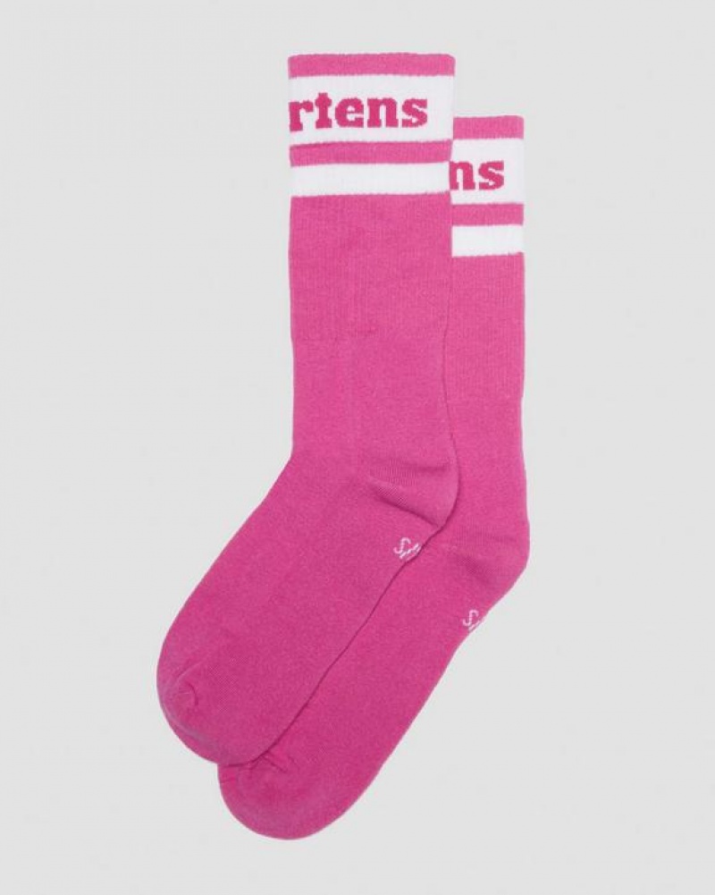 Accessories Dr Martens Athletic Logo Organic Cotton Blend Size,S/M,M/L~US WOMEN,5 - 10,11 - 16~US MEN,4 - 9,10 - 15~UK,3 - Pink | Australia_Dr23757