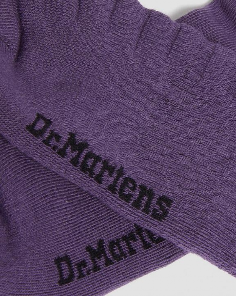 Accessories Dr Martens Double Doc Cotton Blend Size,S/M,M/L~US WOMEN,5 - 10,11 - 16~US MEN,4 - 9,10 - 15~UK,3 - Purple | Australia_Dr25608