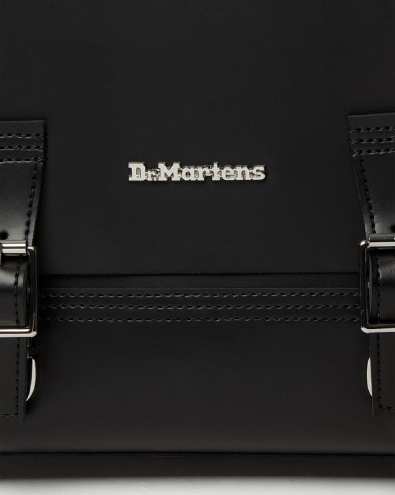 Accessories Dr Martens Leather Box Backpack Bags Black | Australia_Dr49213