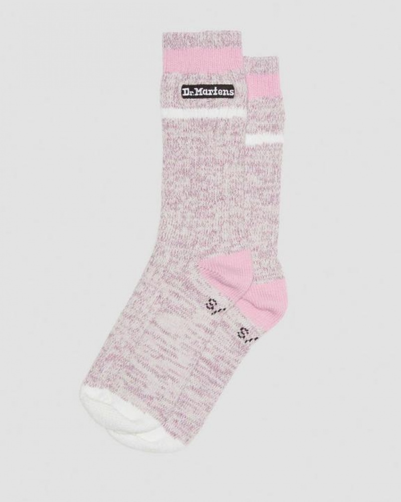 Accessories Dr Martens Marl Organic Size,S/M,M/L~US WOMEN,5 - 10,11 - 16~US MEN,4 - 9,10 - 15~UK,3 - Pink | Australia_Dr18048