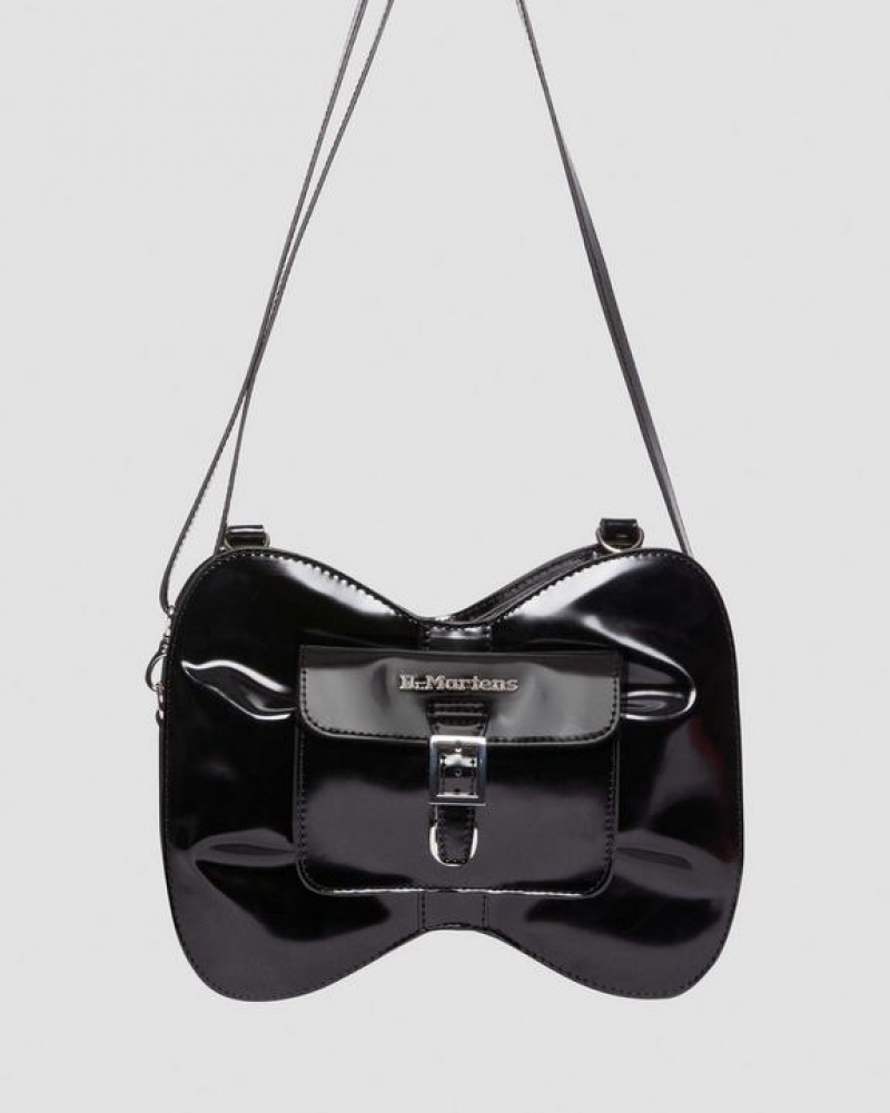 Accessories Dr Martens Vegan Bow Bags Black | Australia_Dr61778