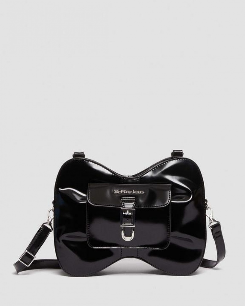 Accessories Dr Martens Vegan Bow Bags Black | Australia_Dr61778