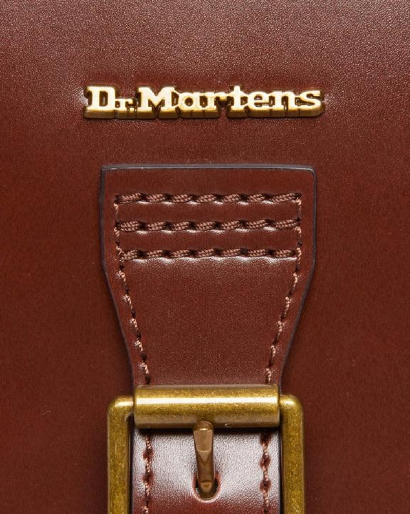 Accessories Dr Martens Vegan Norfolk Vertical Crossbody Bags Brown | Australia_Dr92770