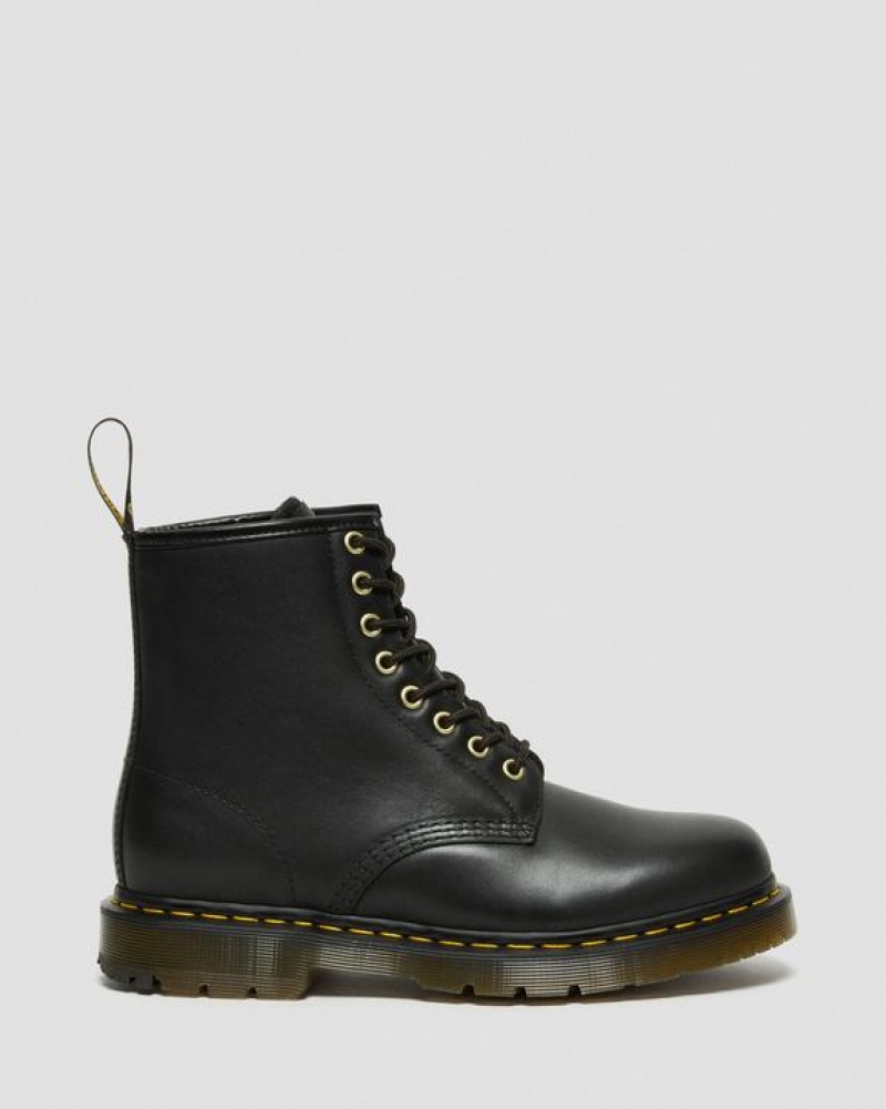 Men's Dr Martens 1460 DM's Wintergrip Leather Lace Up Boots Black | Australia_Dr69796