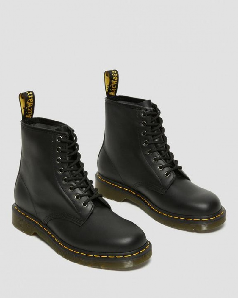 Men's Dr Martens 1460 Nappa Leather Lace Up Boots Black | Australia_Dr55422