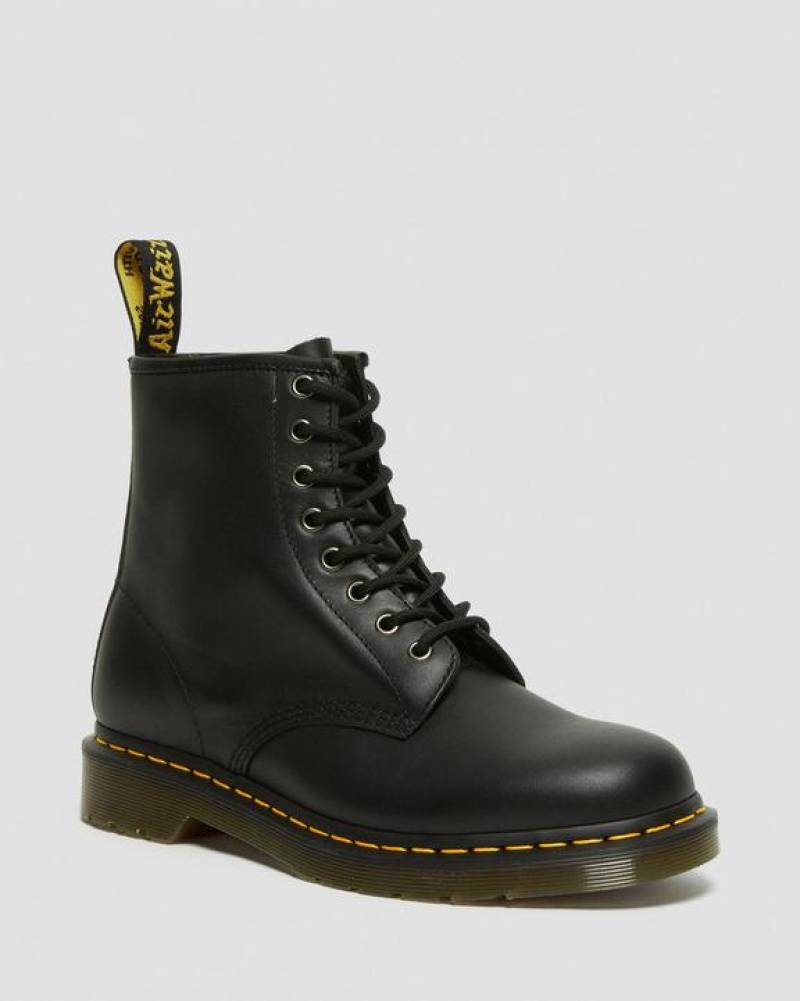 Men\'s Dr Martens 1460 Nappa Leather Lace Up Boots Black | Australia_Dr55422