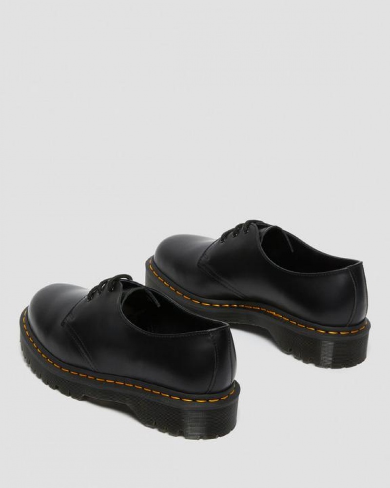 Men's Dr Martens 1461 Bex Smooth Leather Oxford Shoes Black | Australia_Dr64131