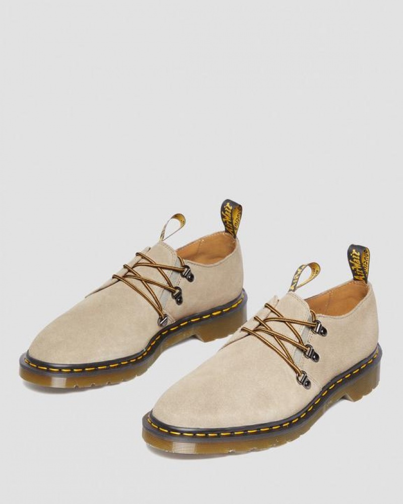 Men's Dr Martens 1461 Engineered Garments Suede Oxford Shoes Beige | Australia_Dr89980