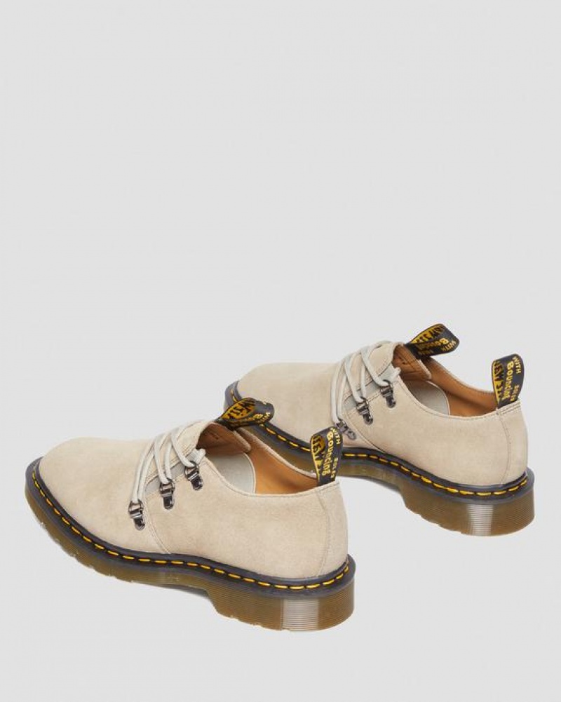 Men's Dr Martens 1461 Engineered Garments Suede Oxford Shoes Beige | Australia_Dr89980