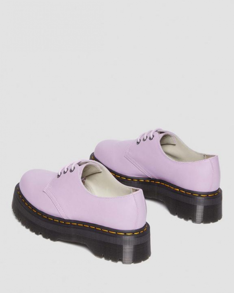 Men's Dr Martens 1461 II Pisa Leather Shoes Purple | Australia_Dr37042