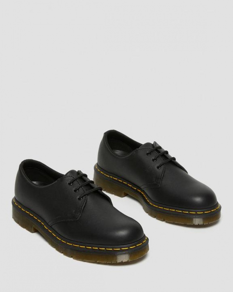 Men's Dr Martens 1461 Slip Resistant Leather Oxford Shoes Black | Australia_Dr34534