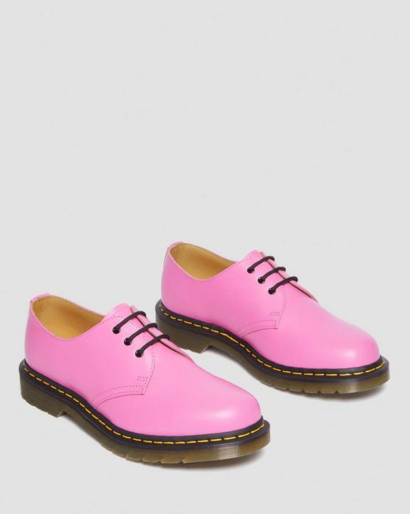 Men's Dr Martens 1461 Smooth Leather Oxford Shoes Pink | Australia_Dr33537