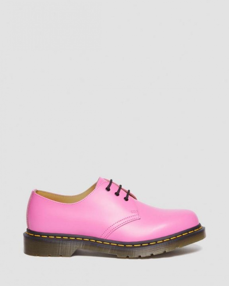 Men's Dr Martens 1461 Smooth Leather Oxford Shoes Pink | Australia_Dr33537