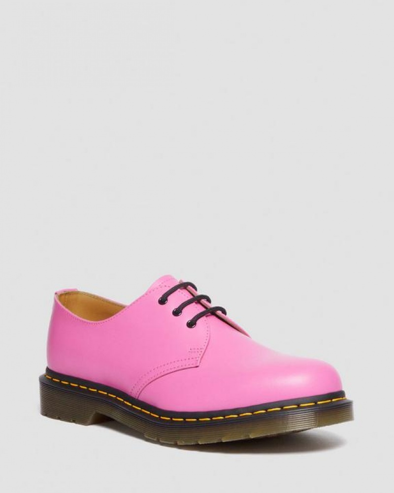 Men\'s Dr Martens 1461 Smooth Leather Oxford Shoes Pink | Australia_Dr33537