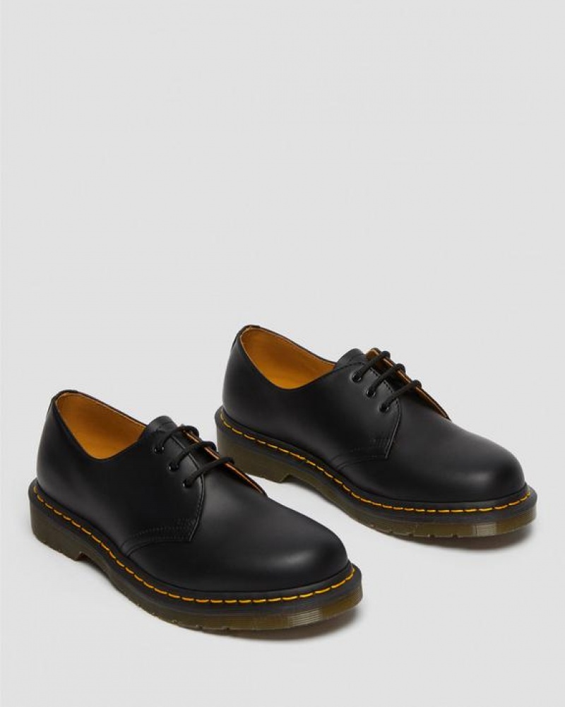 Men's Dr Martens 1461 Smooth Leather Oxford Shoes Black | Australia_Dr85787