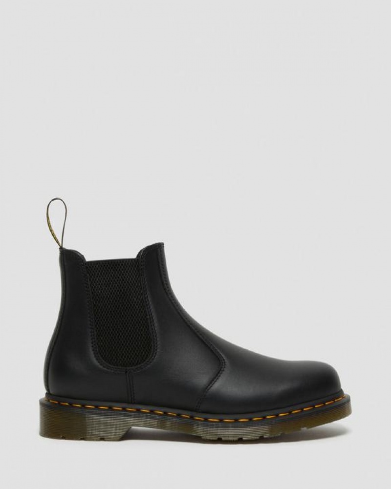 Men's Dr Martens 2976 Nappa Leather Chelsea Boots Black | Australia_Dr59303