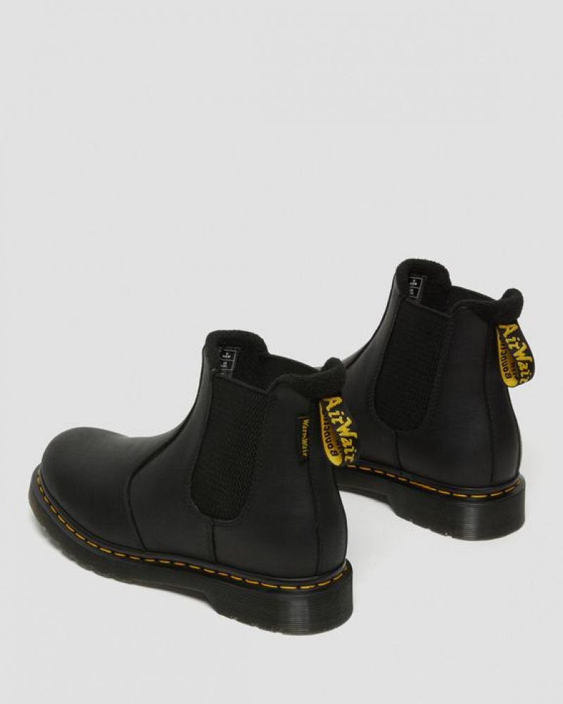 Men's Dr Martens 2976 Warmwair Leather Chelsea Boots Black | Australia_Dr48812