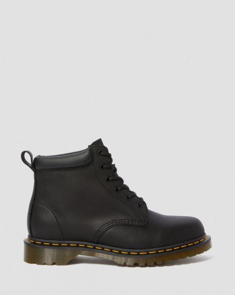 Men's Dr Martens 939 Ben Boot Leather Lace Up Boots Black | Australia_Dr16648