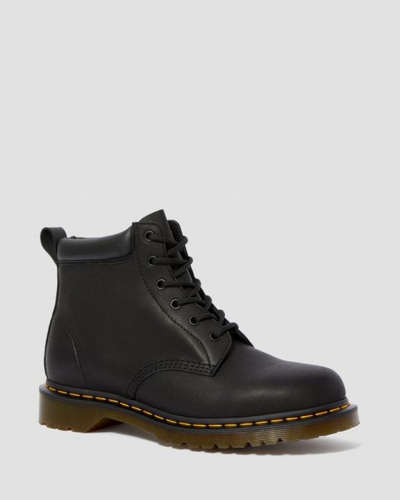 Men\'s Dr Martens 939 Ben Boot Leather Lace Up Boots Black | Australia_Dr16648