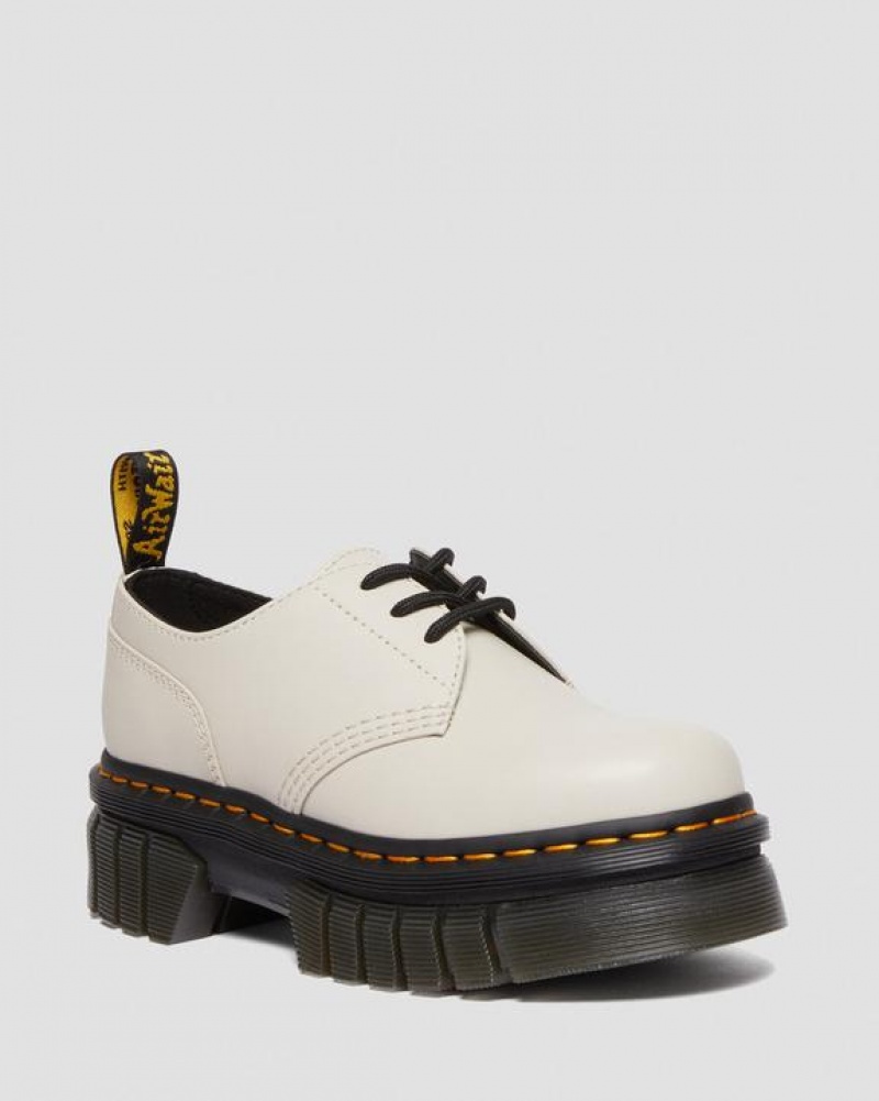 Men\'s Dr Martens Audrick Nappa Leather Shoes Grey | Australia_Dr23085