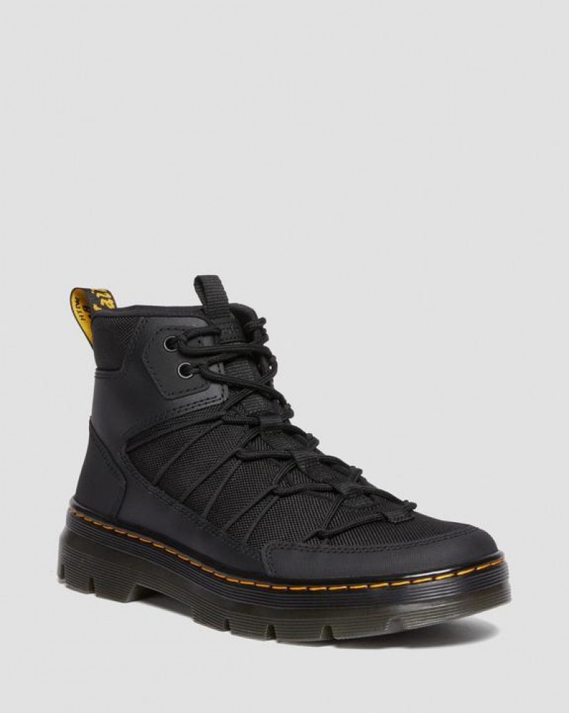 Men\'s Dr Martens Buwick Extra Tough Lace Up Utility Boots Black | Australia_Dr22201