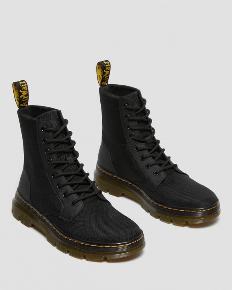 Men's Dr Martens Combs Poly Casual Boots Black | Australia_Dr85970